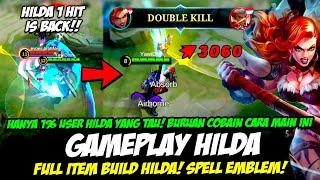 HANYA 1% USER HILDA YANG TAUEMBLEM HILDA & BUILD HILDA TERSAKIT 2023 TUTORIAL & GAMEPLAY HILDA EXP