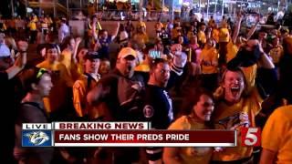 PREDS WIN! NewsChannel5 reacts to Western Conference Win POP