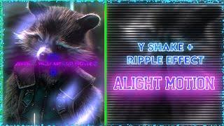 Ae Like Y SHAKE + Ripple effect In Alight Motion [Free preset] @Wedits_6 #fyp #viral