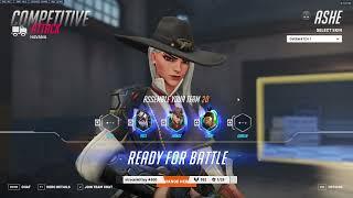 GALE DOMINATIG AS ASHE - OVERWATCH 2 SEASON 9 GAMEPLAY TOP 500