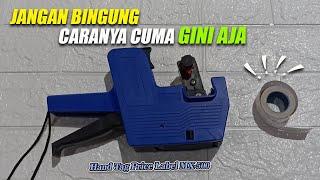 TUTORIAL CARA MEMASANG KERTAS ROL LABEL HARGA - Price Tag MX-5500