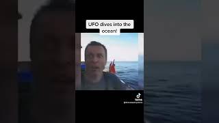 UFO dives into the ocean after being chased by fighter jets #mystery #alien #ufo #hoax #prank #real