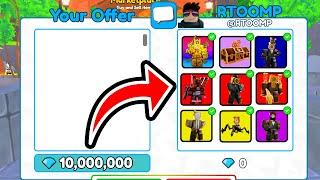 OMG!!  I TRADE ALL MY 10m GEMS  FOR ALL CLOCKMAN INVENTORY  | Toilet Tower Defense