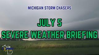 Severe Weather Briefing for July 5th, 2024