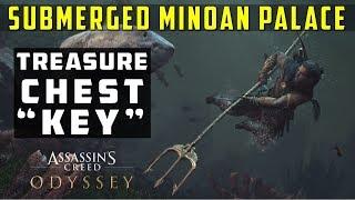 Submerged Minoan Palace, Keos | Loot Treasure Chest Key Location | ASSASSIN'S CREED ODYSSEY