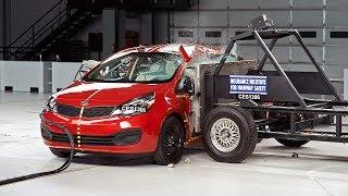 2013 Kia Rio side IIHS crash test