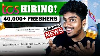 Freshers Hiring in TCS - Explaining the ways to apply TCS | TCS Job vacancy 2024 Tamil