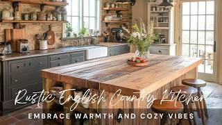 Rustic English Country Kitchen Design Ideas: Embrace Warmth and Cozy Vibes