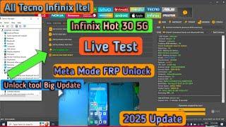 Infinix Hot 30 5G FRP Remove Unlock Tool Meta Mode 2025 || Infinix Hot 30 5G FRP Unlock Meta Mode