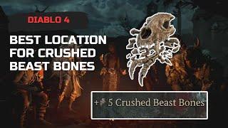 How to get Crushed Beast Bones! Best spot to get healing potion ingredients