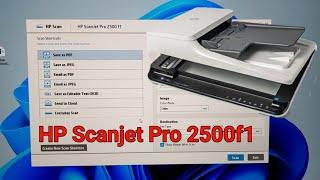 hp Scanjet Pro 2500 f1 flatbed scanner Driver download and install Easily