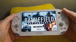 Battlefield Bad Company 2 port gameplay on Sony PS Vita Slim Playstation Vita 3.65 Henkaku Enso game