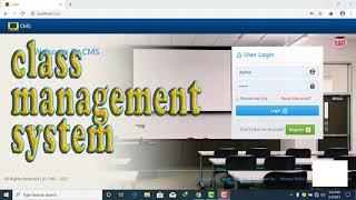 Class management System using PHPRAD