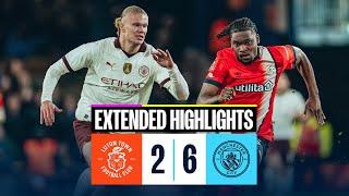 EXTENDED HIGHLIGHTS | Luton 2-6 Man City | HAALAND SCORES FIVE!