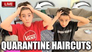 BOYS QUARANTINE HAIRCUTS | Mom cuts boys Hair for the First Time | *GOOD or BAD*