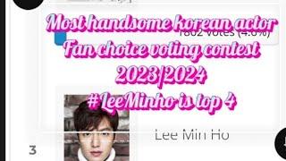 #leeminho is top 4 most handsome korean actor 2023