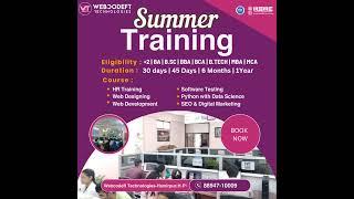 Get Summer Training in Webcodeft Technologies at Hamirpur HP #webcodefttechnologies  #bestitcompany