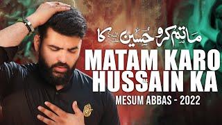 MATAM KARO HAZRAT IMAM HUSSAIN KA | Mesum Abbas Nohay 2022 | Noha Imam Hussain | Muharram 2022