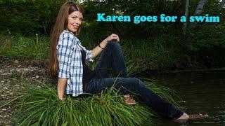 Wetlook - Karen goes for a swim