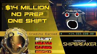 $14 MILLION in ONE SHIFT (NO PREP! V0.2.3) - Hardspace: Shipbreaker Speedrun