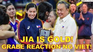 Jia Morado AVC BEST SETTER! Close-Up REACTION Ng Vietnam Players! ₱200K Bonus, KASADO Na!