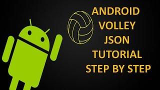 android volley tutorial json step by step