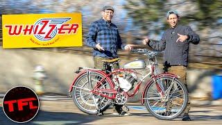 I Ride A Vintage 1947 Whizzer Model H!