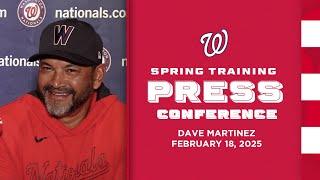 Dave Martinez Spring Training Full Squad Press Conference