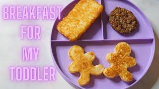 BREAKFAST FOR MY TODDLER | WHAT MY TODDLER EATS FOR BREAKFAST #shorts