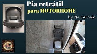 Pia retrátil para Motorhome | BRAZIL OFF GRID