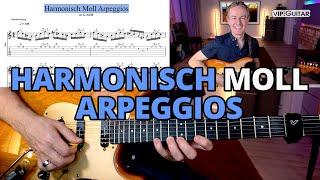 Übe mit mir: "Klassisches Arpeggiotraining in Harmonisch Moll"