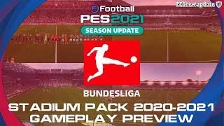 PES 2021/PES 2020 Full Bundesliga Stadium Pack 2020/2021 Gameplay Preview