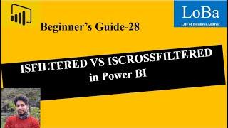 Power BI ISFILTERED vs ISCROSSFILTERED| is filtered PBI| is cross filtered PBI| isfiltered PBI