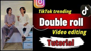 double roll video editing tutorial || double part video kaise banaen