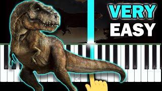 JURASSIC PARK - Main Theme - VERY EASY Piano tutorial