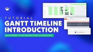 An Introduction to GANTT Timeline Basics - Production Scheduling with AI