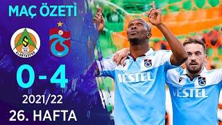 Aytemiz Alanyaspor 0-4 Trabzonspor MAÇ ÖZETİ | 26. Hafta - 2021/22