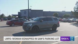 Woman kidnapped from parking lot along the Gulf Freeway, La Marque police say