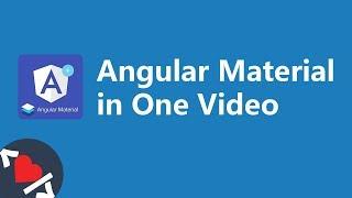 Angular Material Tutorial in One Video