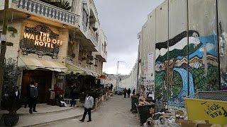 Banksy's 'Walled Off Hotel' causes a stir in the West Bank