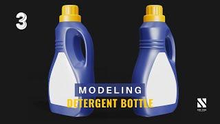 Modeling Detergent Bottle | Autodesk3dsMax