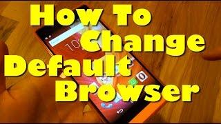 Android - How to Change Default Browser to Google Chrome from Opera