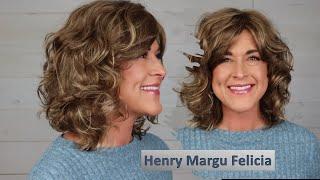 Henry Margu Felicia in the color 12H | Curly basic cap wig review and styling!