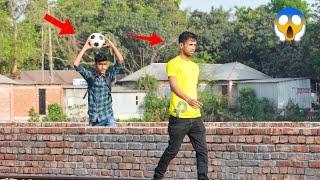 Throwing Football at People Prank || Football Hit Prank || 4-Minute Fun