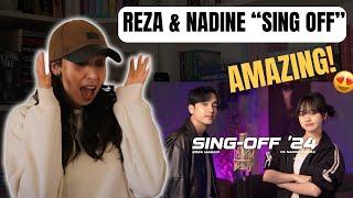 REZA - SING-OFF TIKTOK SONGS '24 vs Nadine Abigail | FIRST REACTION