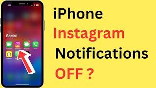 iPhone Me Instagram Notification Kaise Band Kare | How To Turn Off Instagram Notifications In iPhone