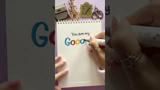 GOOGLE Style Confession  #shorts #nhuandaocalligraphy #google