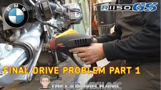 BMW R1150GS FINAL DRIVE PROBLEM.. SOLVED ! PART 1