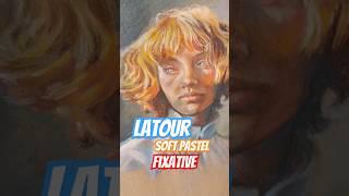 Pastel Fixative - Don't Over Spray! #sennelier #fixative #pastelpainting #softpastel #howto #latour