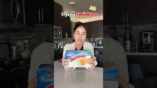 My first time trying Twinkies! #sofimanassyan #foodie